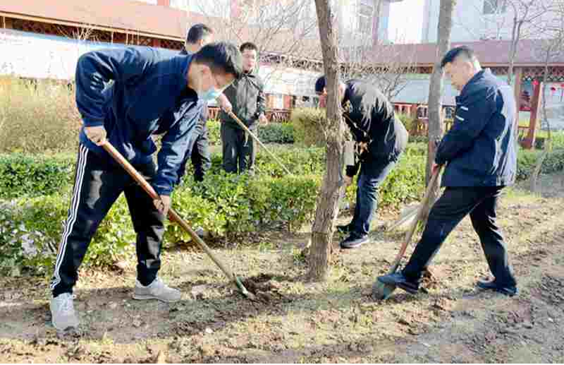 石家庄市荣军优抚医院开展植树节活动